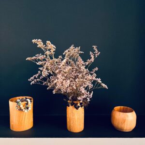 Pots de fleurs séchées